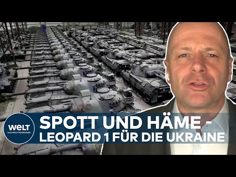 UKRAINE-KRIEG: Leopard 1-Panzer - Russen lachen über deutsche Waffenhilfe | WELT Thema