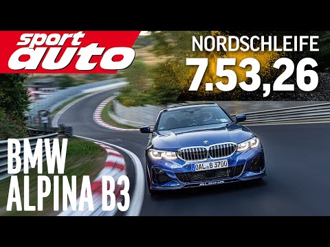 BMW Alpina B3  | HOT LAP Nordschleife 7.53,26 min | sport auto