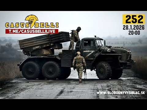 Casus Belli 252 - 28.1.2026 - Aktuálne udalosti - Geopolitika a konflikty - drony