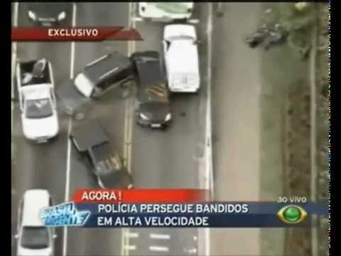 Brasile, inseguimento ad alta tensione