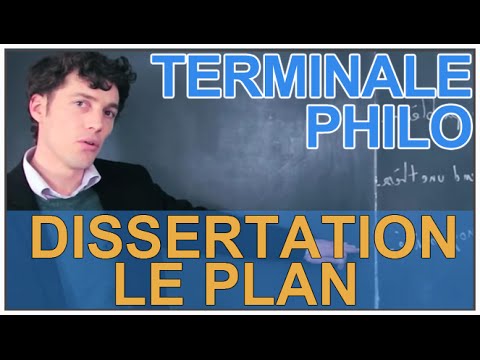 Le plan et la problématique