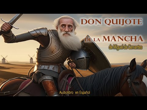 Don Quijote de la Mancha de Miguel de Cervantes. Audiolibro completo narrado con voz real.