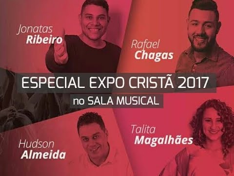 Talita Magalhães, Hudson Almeida, Rafael Chagas e Jonatas Ribeiro (Expo Cristã) no SALA MUSICAL