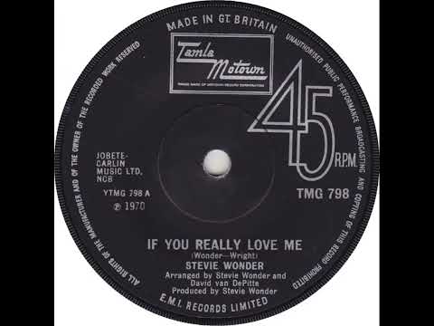 UK New Entry 1972 (18) Stevie Wonder - If You Really Love Me
