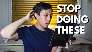 TERRIBLE Study Habits you Should Quit RIGHT NOW