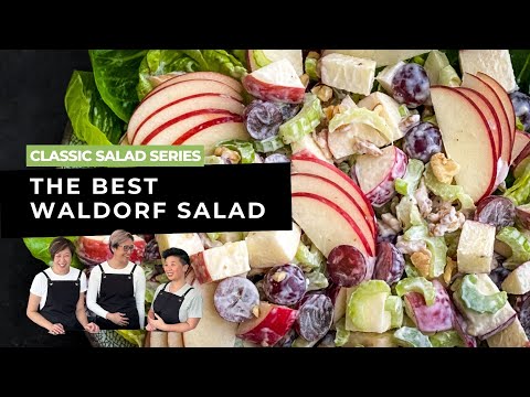 Video thumbnail: Sallatë Waldorf – Recetë Klasike