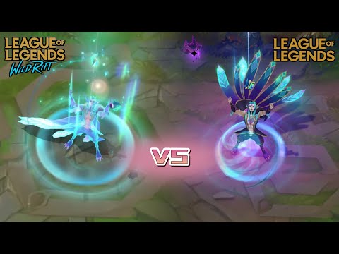 Redeemed Star Guardian Rakan (LoL PC) VS Redeemed Star Guardian Rakan (Wild Rift) Skin comparison 🦜🌟