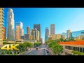 Santa Monica to Downtown L.A. Scenic Drive on Wilshire Blvd 4K