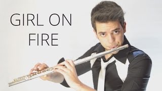 Girl on Fire - Alicia Keys - Amazing Flute Cover Music [Free Notes Download] Lyrics