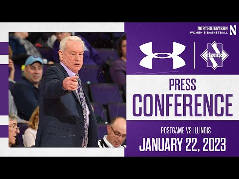 Northwestern Women's Basketball | Illinois Postgame Press Conference (1/22/23)