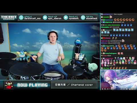 The8BitDrummer // Orangestar - Kuusou Ressha (Startend cover)