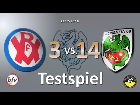 Testspiel: VfR Mannheim U15 - VfR Wormatia 08 Worms U14 - ZUSAMMENFASSUNG - 13.01.2018