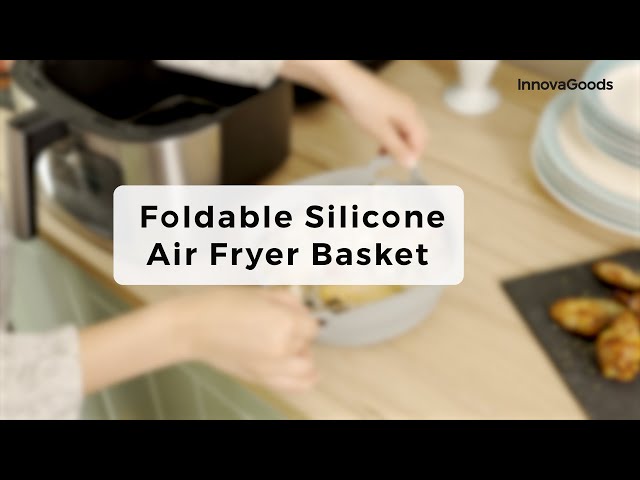 Innovagoods Fliynner Cesto de Silicone Dobrável para Fritadeira a Ar video