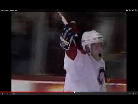 Saku Koivu's First NHL Goal - Oct 23rd 1995