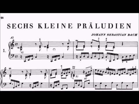 Bach 6 Little Preludes (Complete)