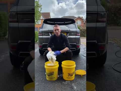 Safe Car Washing Technique - 2 Bucket Wash Method