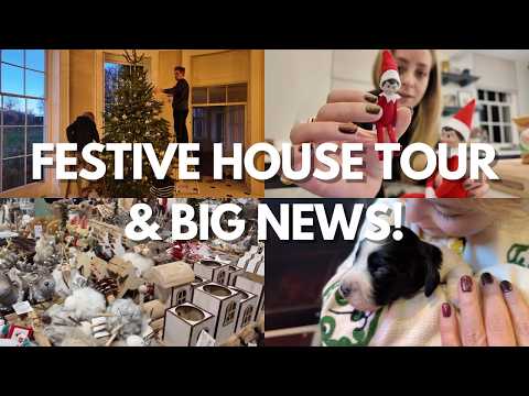 DECORATING THE HOUSE & OUR BIG NEWS! Vlogmas 1