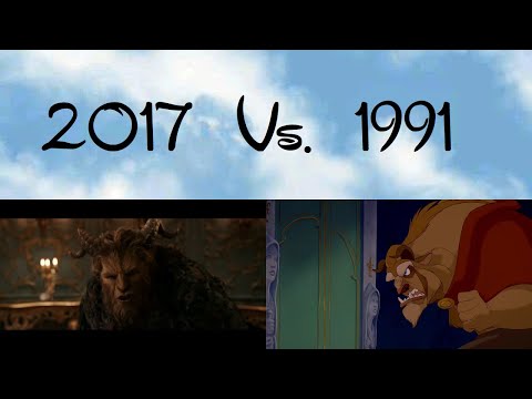 Beauty & The Beast Scene/Dialogue Comparision #2 Dinner Invitation (1991 Vs. 2017)