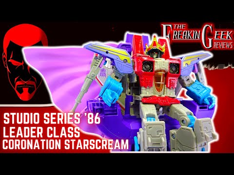 Studio Series '86 Leader CORONATION STARSCREAM: EmGo's Transformers Reviews N' Stuff