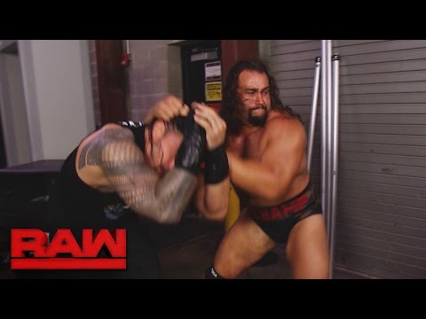 Rusev ambushes Roman Reigns backstage: Raw, Aug. 15, 2016
