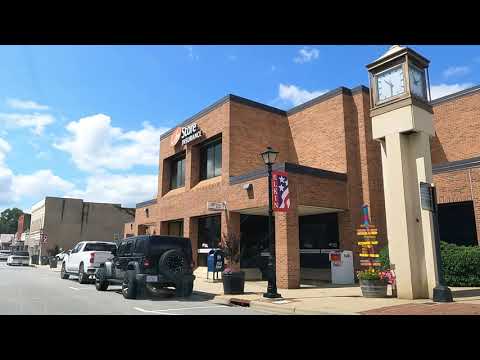 4K Drive Through Beautiful Elkin NC