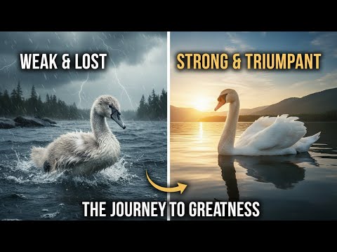 Swan Survival Story | From Lonely Birth to Majestic White Swan