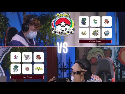 2022 Pokémon World Championship VGC Master Division QTR Final Calvin Foster vs Paul Chua Top8B