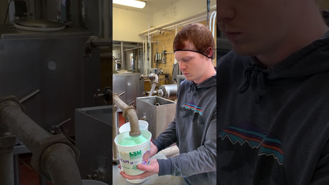 Making Ice Cream at the LSU AgCenter Dairy Store