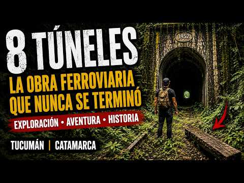 Los 8 túneles de la obra ferroviaria que nunca se terminó
