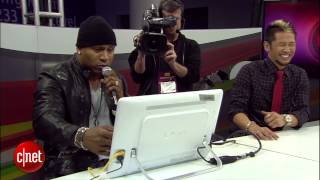 LL Cool J drops in on the CNET stage at CES 2013