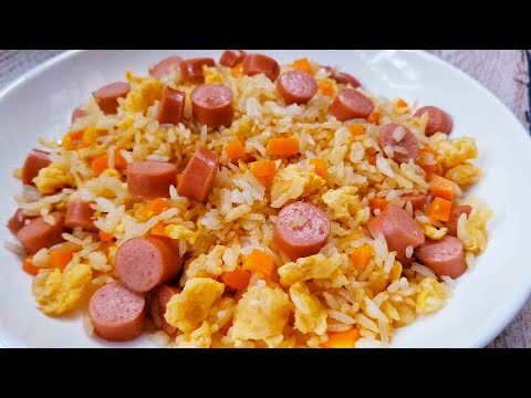 Cơm Rang Trứng + Xúc Xích