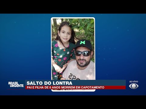 Pai e filha morrem na PR-281 em Salto do Lontra no Paraná