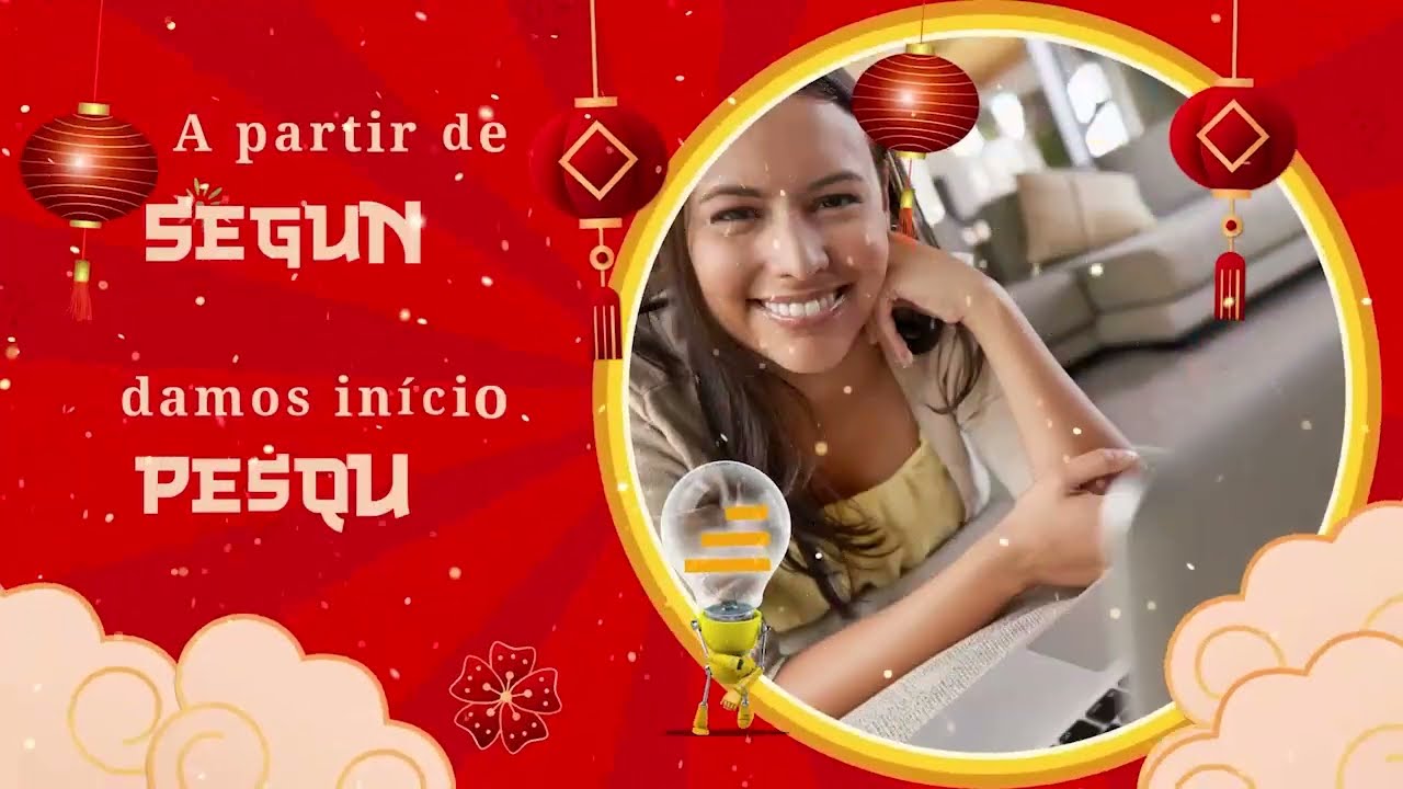 Mascote 3D Leega em campanha GPTW 2024 | Contagem regressiva temática oriental