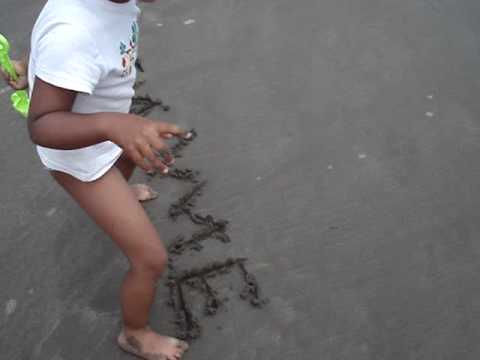 Giannella en la playa