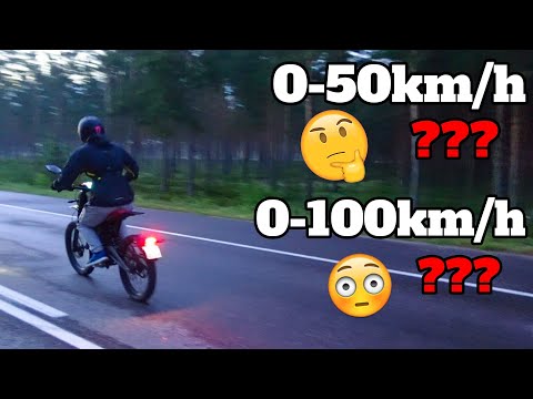 Surron X tuning! Acceleration test