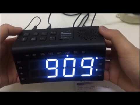 OWSEN Alarm Radio Clock Operation
