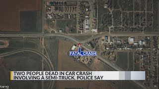 2 die in Clovis crash involving semi
