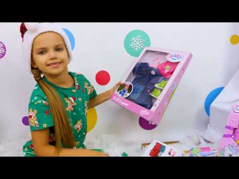 Maya et Lina, les petites assistantes du Père Noël 🎅 Vidéo pour enfants avec la poupée Baby Born