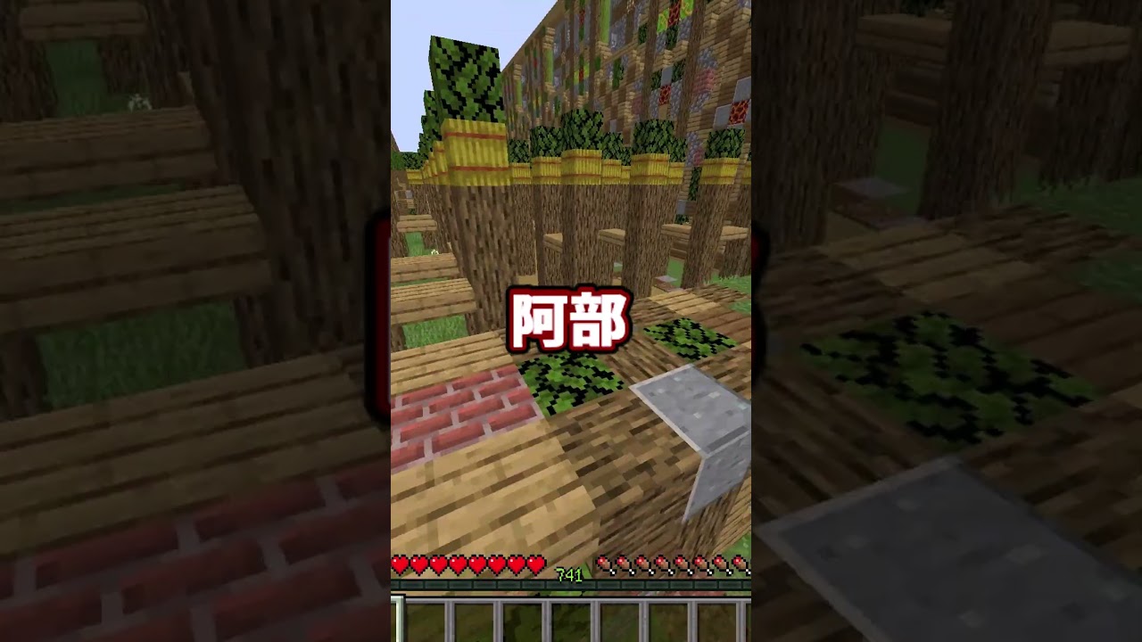 きみの苗字が呼ばれたらイケメン！#shorts #minecraft #マインクラフト #マイクラ #アスレチック