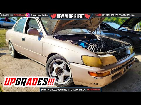 PART 2 OF THE K24 SWAP AE100 (SUSPENSION AND BRAKE UPGRADES)