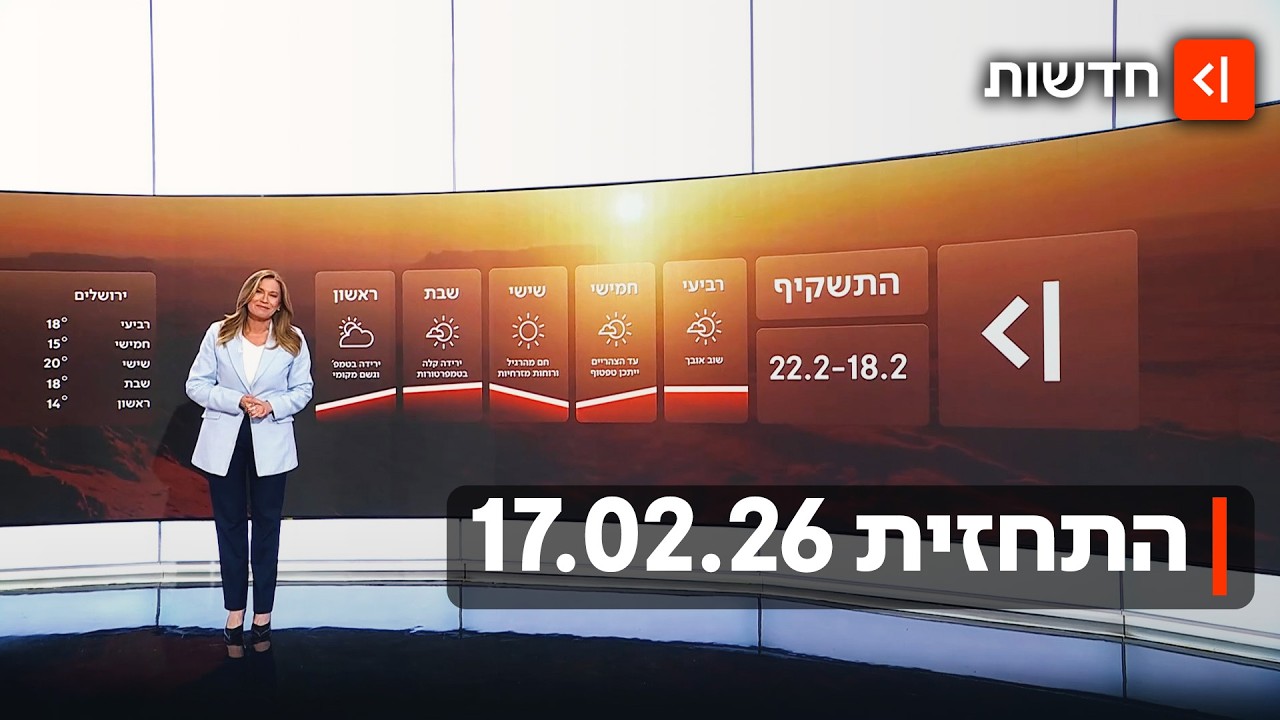שוב אובך: התחזית | 17.02.26