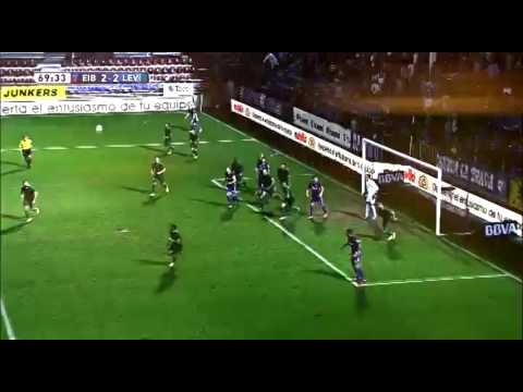 Espectacular gol de volea de Saúl Berjón (2-2) SD Eibar - Levante UD