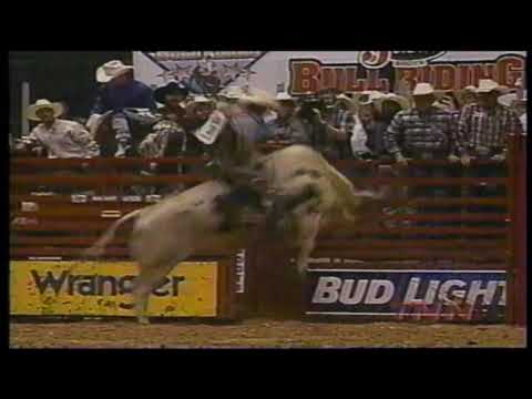 Panhandle Slim bucks K.J. Pletcher - 98 PBR Houston