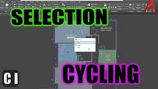 AutoCAD How to Select Overlapping Objects - Selection Cycling Tips & Settings | 2 Minute Tuesday