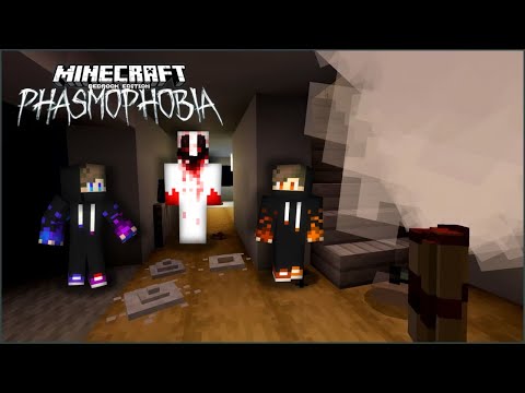 Immortal Brothers - Escaping the HAUNTED HOUSE in Minecraft | Phasmophobia (Part 2) | Minecraft Horror