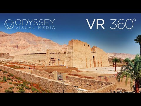 Medinet Habu Egypt Virtual Tour | VR 360° Travel Experience