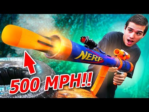 World's Strongest DIY NERF Blaster!! Video