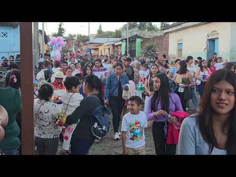 Prosesion de la. virgen de Guadalupe  en concepción de atacó 