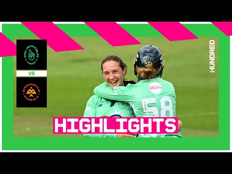 Brilliance from Alice Capsey | Oval Invincibles vs Birmingham Phoenix -Highlights | The Hundred 2022