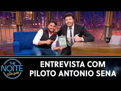 Entrevista com piloto Antonio Sena, que ficou 36 dias perdido na Amazônia | The Noite (27/07/21)